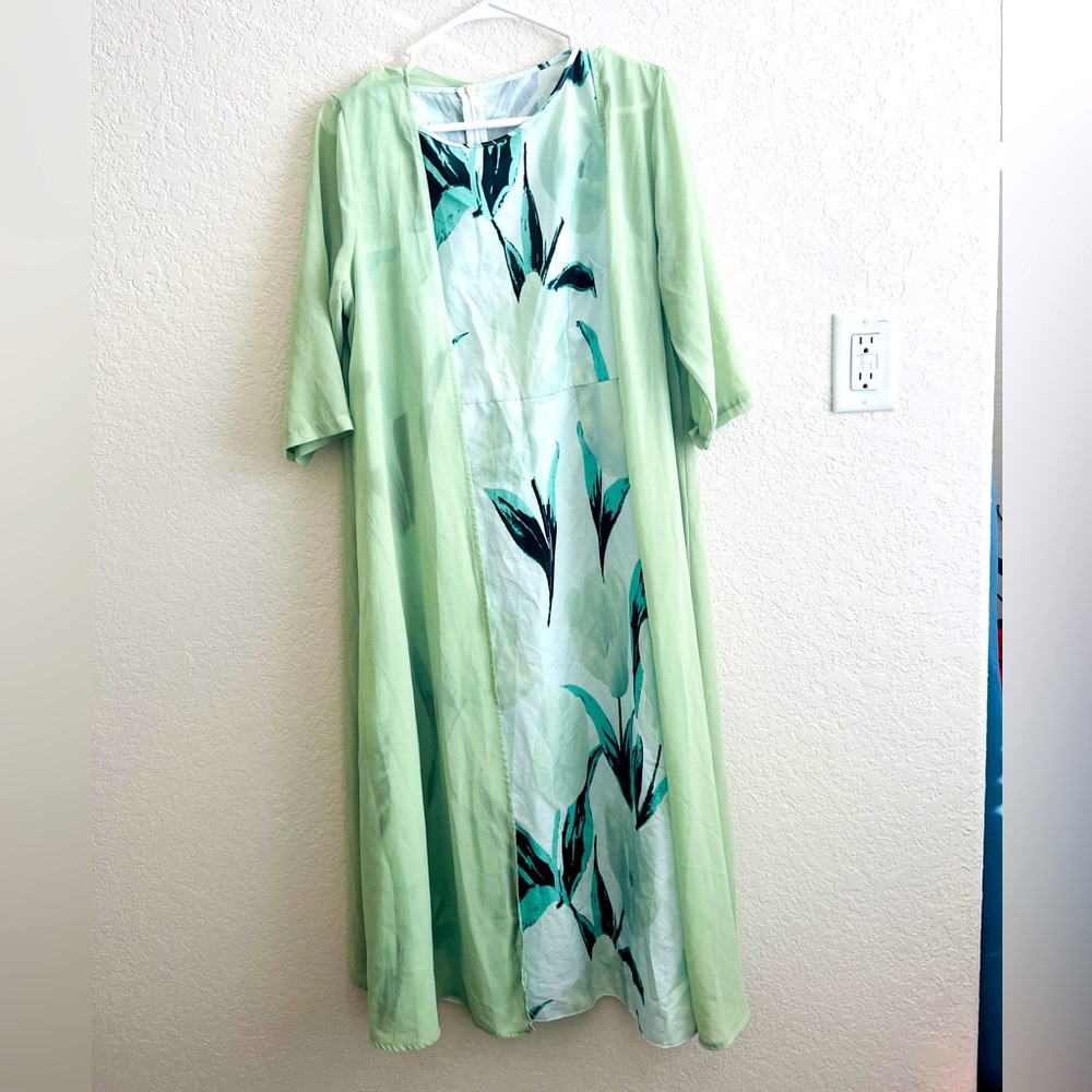 Two piece long dress